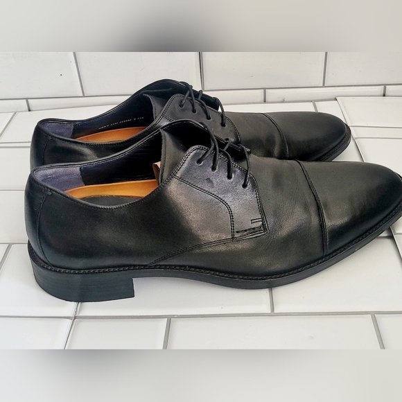 Cole Haan C11630 Lenox Hill Cap Mens Black Leather Oxford Dress Shoe Size 11 main image 5